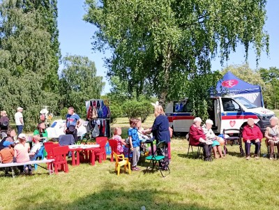 Stanowiska piknikowe na terenie zielonym